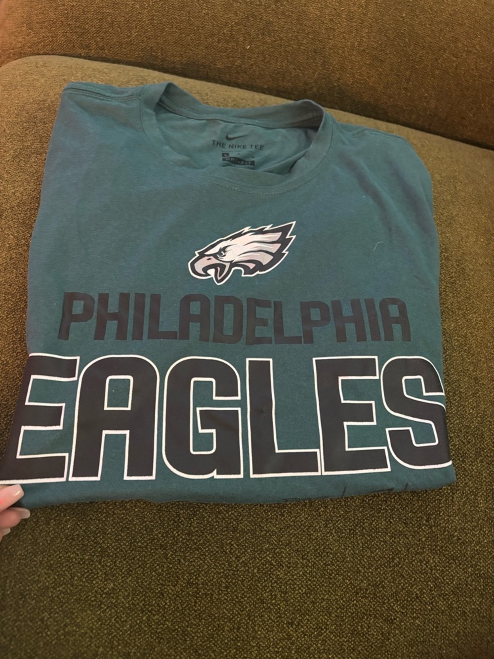 Nike Teal Blue Dri-FIT Crew Tee